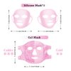 my novel things Silicone Face Mask Cover and Ice Face Pack Mask, Cooling Hot Eye Face Compress Reusable Skin Care Set for Women Acid Puffiness Relief Swelling Migraine Beauty Spa Essentials