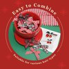 YAEISM 20PCS Red Bow Hair Clips 5 Styles Plaid Mini Bow Hair Clips Christmas Hair Accessories Cherry Alligator Clips Gingham Bowknot Barrettes for Girls Women
