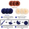 ZERODECO Birthday Decorations for Women, Navy Blue Rose Gold Birthday Party Decorations Happy Birthday Banner Paper Pompoms Balloon for Boys Girls Men Women Birthday Party Decorations Supplies