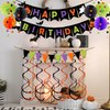 Halloween Birthday Party Decorations, Halloween Happy Birthday Banner, Halloween Birthday Party Supplies, Halloween Birthday Decor, Halloween Fireplace Mantle Home Decorations