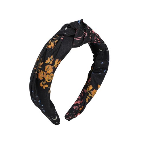 Madison Tyler Headbands for Women | Fashion Boho Headbands Top Knotted With Rhinestones Elastic Workout Hairbands | Outdoor and Party Headbands for Women Non Slip. (OLIVE SATIN)