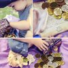 Hicarer 35 Pieces Gold Coins Pirate Coins Metal Fake Coins Pirate Treasure Coin Toys for Party Favor Decorations, Bronze, Red Antique Bronze, Antique Gold and Antique Silver