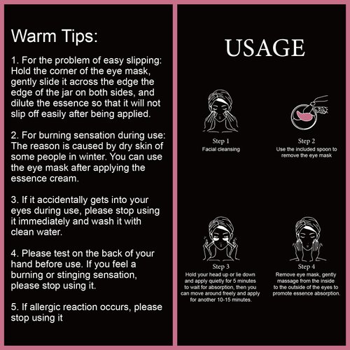 OAKSII Caffeine Under Eye Masks, 60 Pcs Brightening Eye Patches for Dark Circles and Puffiness with Hyaluronic Acid, Reduce Dark Circles Eye Gel Pad