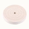 SCOTTCHEN Extra Thick Buffing Polishing Wheel 6 inch (70 Ply) for Bench Grinder Tool with 1/2" Arbor Hole 2 PCS