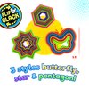 JA-RU Fidget Star Shaped Toys (1 Hexagon Toy) Stress Relief Autism Sensory Products & ADHD Toys. ASMR Pop Sound. Fidgets for Kids & Toddler. Office Desk Toys & Stocking Stuffers. 4812-1