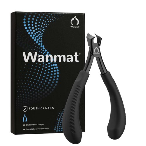 Toenail Clippers for Thick Nails for Seniors, Podiatrist Nail Clippers for Men, Nail Cutter Surper Sharp Blades Lighter Soft Handle