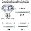 GoodtoU 25P Dresser Knobs Crystal Knobs Drawer Knobs - Cabinet Pull Crystal Dresser Knobs Knobs and Pull for Dresser Drawers Knobs and Knobs for Dresser Drawers Kitchen Bathrom Cabint