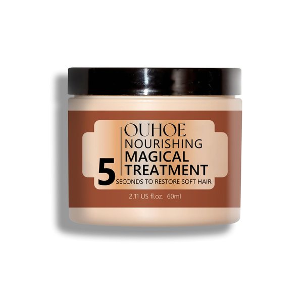 Grospe Magical Hair Treatment Mask, Advanced Molecular Hair Roots Professtional Hair Conditioner, 5 Seconds Repair Frizzy Damaged Soft Smooth Shiny Keratin Treatment