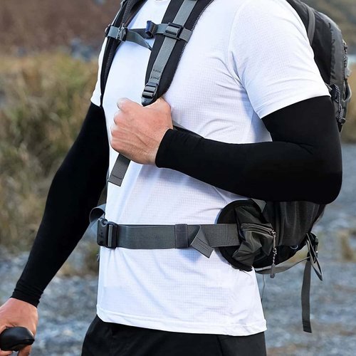 EGOFLEX Arm Sleeves for Men and Women Compression UV Sun Protection Tattoo Cover Up Baseball Basketball Football Golf Running