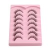 Cat Eye Lashes Natural Eyelashes 16MM False Eyelashes Wispy Thin Band Eyelashes 3D Volume False Lashes Soft Strip Lashes Pack C Curl Natural Eyelashes Fake Lashes 7 Pair EVENTILL