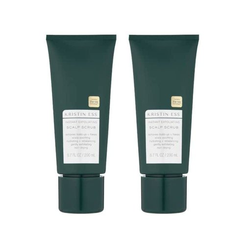 Kristin Ess Hair Instant Exfoliating Scalp Scrub for Build Up and Dandruff, Soothing Dry Scalp Tr...