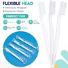 CHENGU 200 Pack Individually Wrapped Disposable Toothbrush Bulk Single Use Toothbrush Travel Toothbrushes Disposable Soft Bristle Adult Toothbrush Manual Tooth Brush for Women Men Hotels(White)