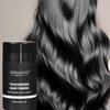 Hair Fibers (12g), Hair Fibers for Thinning Hair, Hair Building Fibers, Hairpiece Filler, Increase Hair Density, Styling Powder for Women & Men, Hair Makeup, Premium Formula Thickening (BLACK)