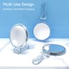 B Beauty Planet 30X Magnifying Mirror, Magnifying Mirror with Handle for Travel Mirror, Handheld Magnifying Mirror with Double Side 30X/1X Magnification, Handheld Mirror for Eyes Makeup 5 in
