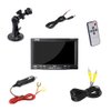 Pyle Car Backup Camera Rearview - Mirror Screen Reverse Parking Sensor HD 7" LCD Screen Monitor Distance Scale Line Waterproof Night Vision 170 Wide Angle Lens Swivel Angle Adjustable Cam - AZPLCM7500