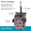 High Road DriverPockets Car Phone Holder Air Vent Pouch and Front Seat Organizer with 3 Pockets, Hanging Hooks and Charging Port