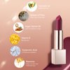 BEAUTY SEARCHER Lipstick, Metallic Shine Finish Lip Balm Glossy Hydrating Nude Velvet Red Long-Lasting Moisturisation Luxury Lip Stick Makeup # 02 Guilty Brown