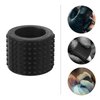 EXCEART Tattoo Grip Tape Silicone Tattoo Grip Pen Cover Wrap Holder Black Cohesive Bandage Tape Handle Grip Tube for Tattoo Machine Grip Accessories 25mm