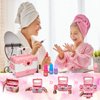 Kids Makeup Toys for Girls - Safe and Washable Makeup for Kids, Kids Makeup Kit for Girl, Real Girls Makeup Kit for Kids Toddler, Princess Birthday Gifts for 4 5 6 7 8 9 Year Old Girls Gift (Pink)
