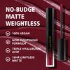 HOOMUSS Burgundy Lipstick Long Lasting, Matte Liquid Lipsticks for Women Non Transfer Smudgeproof Smooth and Easy to Appy Cruelty Free Lip Color, M47 Burgundy