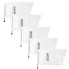 Movo (5 Pack) RC1 Clear Rain Cover for DSLR Camera and Lens up to 18" Long