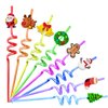 24 Reusable Christmas Straws Christmas Party Favors Christmas Party Decoration Birthday Party Decoration Supplies for Treat Bags Goodie Gifts