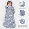Unisex Sleeping Bag for Babies and Toddlers 1.0 Tog Sleep Sack 6-18Months, Baby Sleep Sack, Newborn Sleep Sack, Wearable Blanket Baby,One Piece Long Sleeves,Gifts for Baby