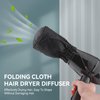 Hair Dryer Diffuser, Professional Cloth Hair Dryer Diffuser Fits Most Every Size Blow, Foldable Canvass Hair Blower Diffuser Cover for Curly & Wavy Hair Travel Blower Accessories