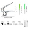 Snap Pliers for Crafts Clothing, Hand-held Pliers Tool for Snaps Buttons, No-Sew Button Snap Fastener Press Attacher Punch for T3 T5 T8 Snaps