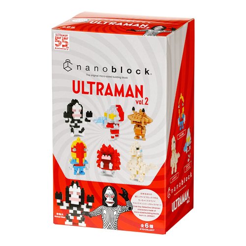 nanoblock - Ultraman - Ultraman Vol. 2 (Blind Box Complete Set), mininano Series Building Kit