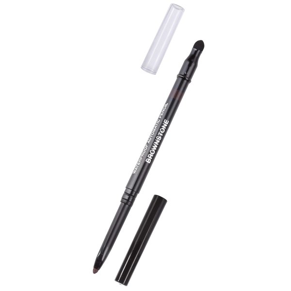 JUVITUS Indelible Automatic Pencil Eyeliner - Waterproof - 0.01 oz. - Paraben-free, Gluten-free, Vegan (Brownstone)