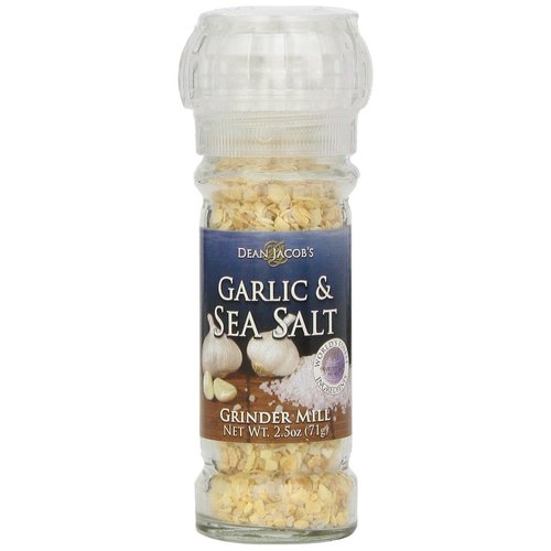 Dean Jacob's Garlic and Sea Salt Glass Grinder