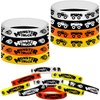 CupaPlay 24PCS Monster Truck Theme Rubber Silicone Wristbands -Birthday Party Favors Party Supplies Decorations