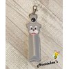 Schnauzer Hand Sanitizer Holder And/Or Lip Balm Holder