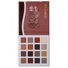 Juvia's Place Coffee Shop Eyeshadow Palette - 16 Pan Palette, Tan, Auburn, & Rich Dark Chocolate, Mattes and Shimmers, Highly Pigmented and Buttery Texture