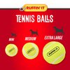 Ruffin' It Small Tennis Balls - Small Sized Dog Toy for Park, Home, or Beach, 3 Pack