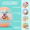 Hamee Anirollz [Surprise Capsule Series] Cute Water Filled Squishy Toys [Birthday Gift Bags, Party Favors, Gift Basket Filler, Stress Relief Toys] – 1 Pc. (Mystery – Blind Capsule)