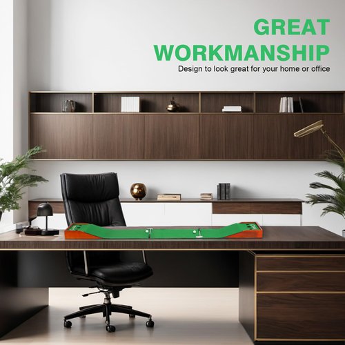GAIARENA G Golf Desktop Tabletop Putting Game Fun Office Desk Golf Christmas Stocking Stuffers, Golf Gift for Dad Husband Boyfriend Coworkers Executive Man Golfers Table Desk Top Golf Game for Adults