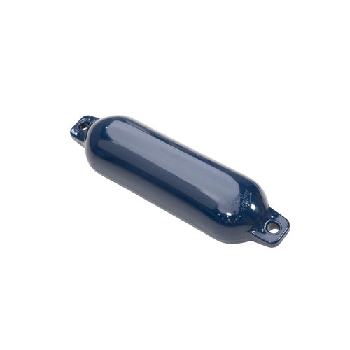Taylor Made Hull-Gard Inflatable Boat Fender, Captain's Navy (5.5" x 20"), Unique Oval Shape, Molded Football Needle Inflation Valve, Seamless Construction, Double Eyelets - 571022
