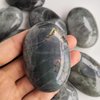 Loveliome Natural Moonstone Oval Polished Worry Stones, Healing Crystal Indoor Fountain Stones Massage Energy Anxiety Relief Items