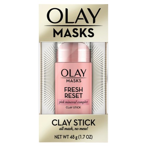Olay Fresh Reset Pink Mineral Complex Clay Face Mask Stick, 1.7 oz