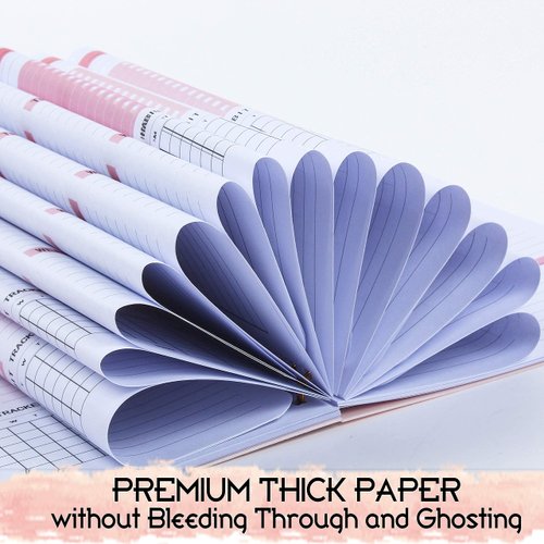 Undated Weekly Planner- Weekly Goals Notebook, A5 To Do List Planner, Habit Tracker Journal with Spiral Binding, 5.7 x 8.0 inches