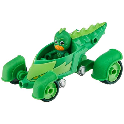 PJ Masks Gekko-Mobile Preschool Toy, Gekko Car with Action Figure, for Kids, Ages 3+