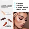 MAEPEOR Matte Liquid Eyeshadow 8 Colors Naked Smooth Creamy Eyeshadow Long Lasting and Waterproof Lightweight Eyeshadow (P10 Eucalyptus)