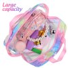 Toyvian Doll Tote Bag Kids Travel Accessories Girl Tote Bag Dolls Changing Bag Cartoon Hand Bag Tote Bag for Doll Clothes Doll Supply Child Travel Bag Baby Clothes Doll Costume Bag
