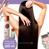 Keratin Hair Mask, Straightener, and Brush Set (3 Pack) with Organic Colombian Botanico Keratina and Botanico Shampoo (8.45 Fl Oz)