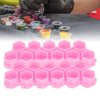 Pigment Ink Caps, 200pcs Honeycomb Shape Tattoo Ink Cups Ink Caps for Tattooing For Eyebrow Tattoo Makeup Holder Cups Permanent Pigment Makeup Tool Body Art Holder Container Cup