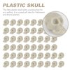 PRETYZOOM 150PCS Mini Plastic Skull Heads Miniature Skulls Halloween Decorations Realistic Skeleton Skulls for Halloween Trick Toy Accessories (0.8"x0.5")