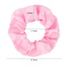 Jaciya 12 Packs Pink Hair Scrunchies Satin Scrunchy Elastic Band Hair Bobbles Scrunchies Hair Ties Ponytail Holder Hair Accessories for Women Girls