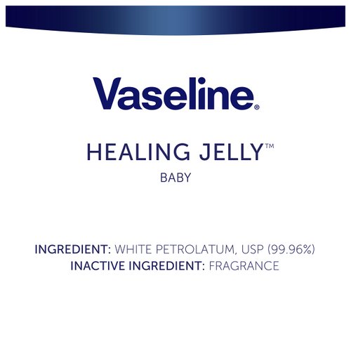 Vaseline Healing Jelly Petroleum Jelly For Diaper Rash Moisturizer For Baby Hypoallergenic Skin Protectant 2.89 oz